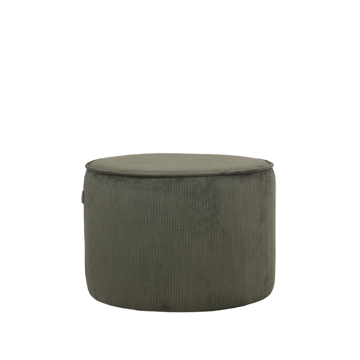 LABEL51 Pouf Tibo 55 cm, rond in Ribcord Forest