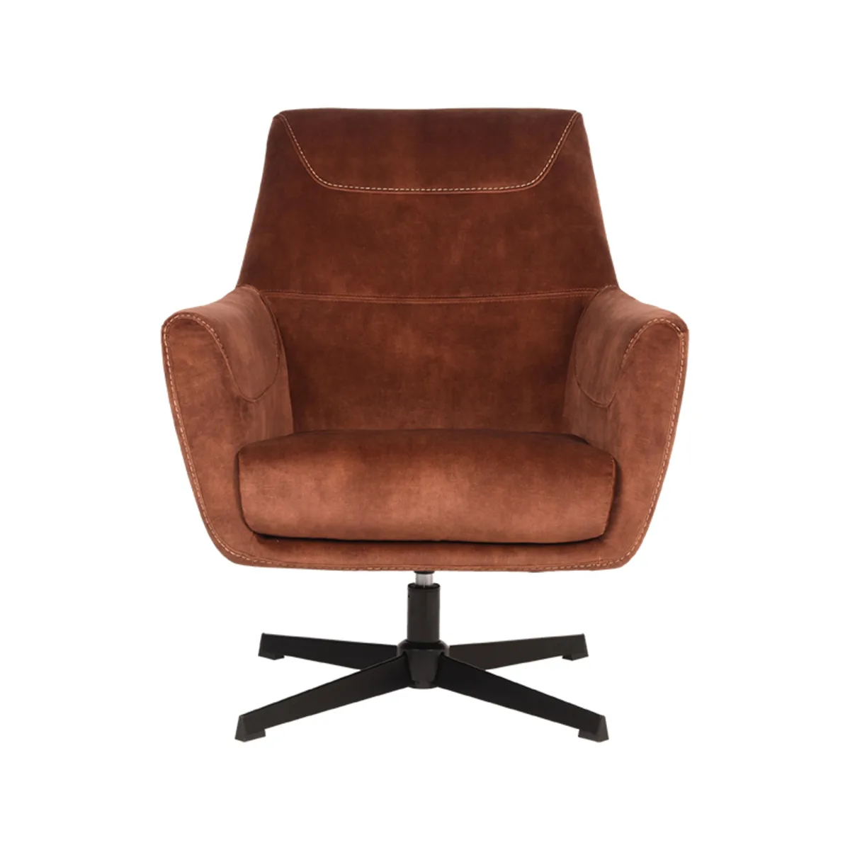 LABEL51 Sessel Toby in Velours Rust, Detail 2