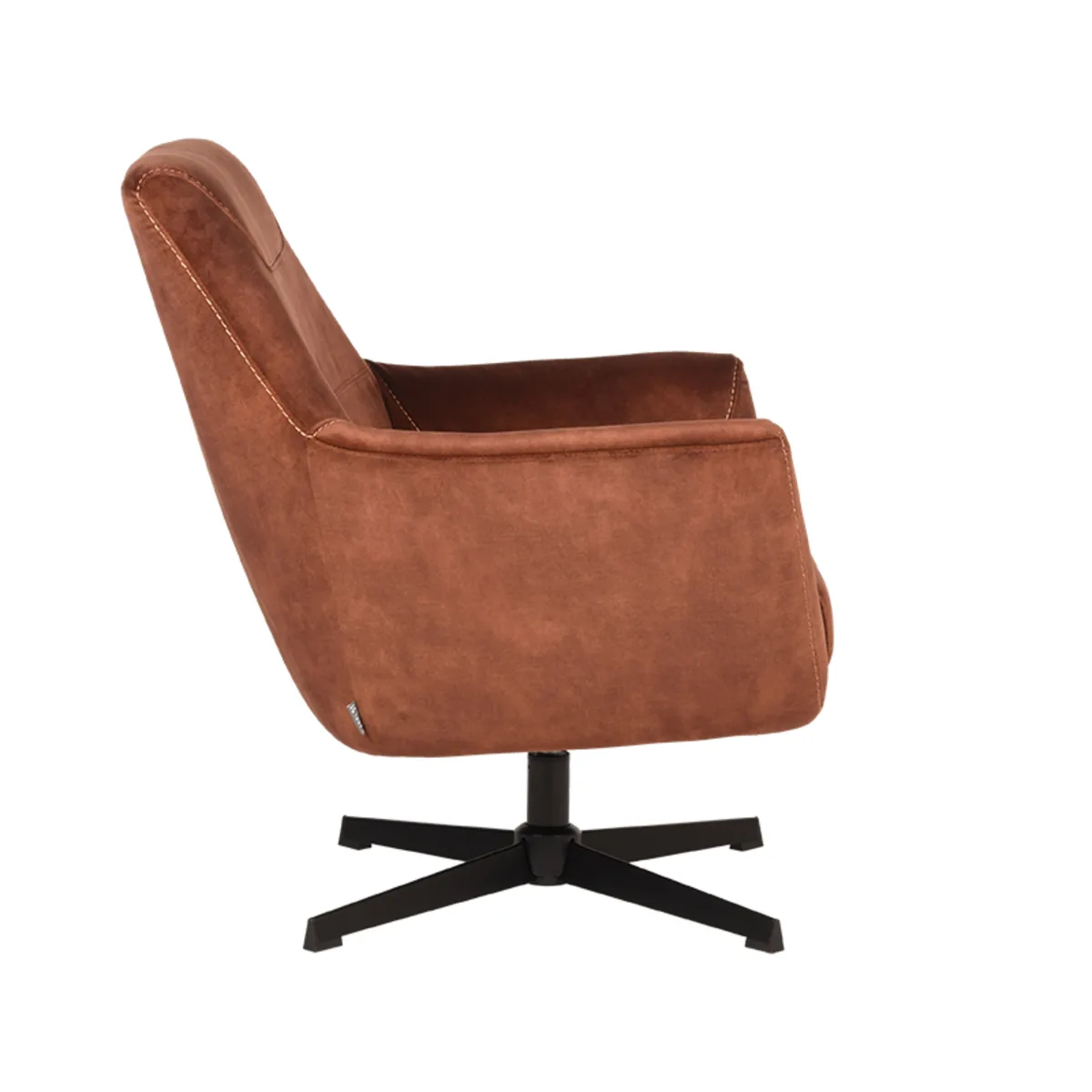 LABEL51 Sessel Toby in Velours Rust, Detail 3