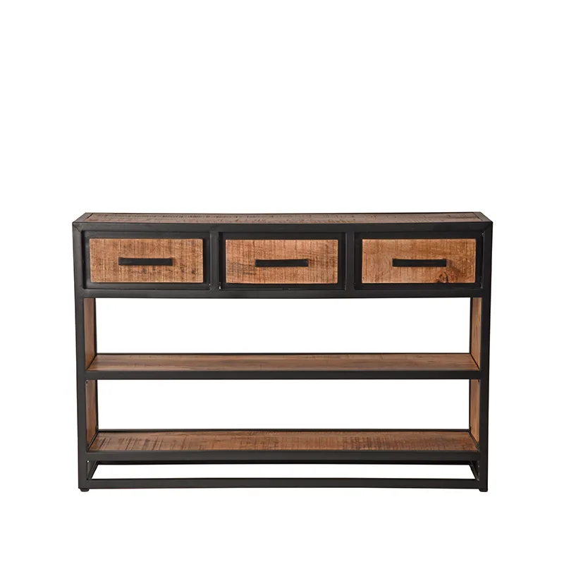 Sidetable Tampa (Madera de mango, Rough) - LABEL51