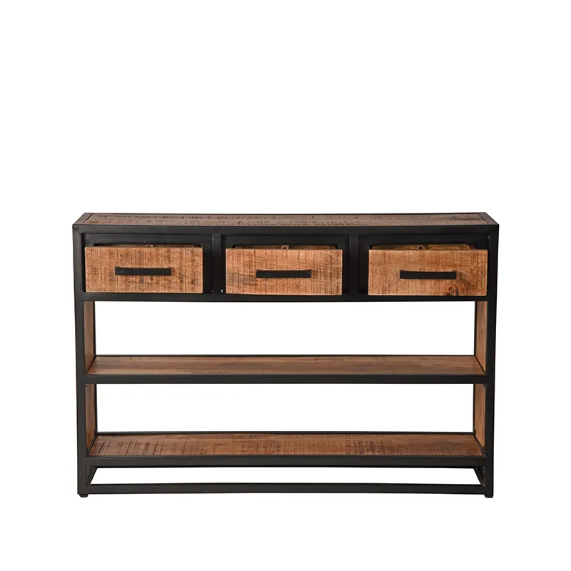 Sidetable Tampa (Mangohout, Rough) - LABEL51