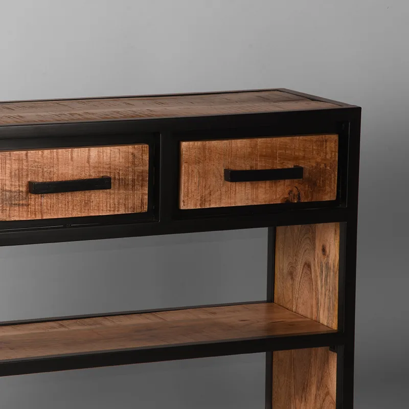 Sidetable Tampa (Mangohout, Rough) - LABEL51