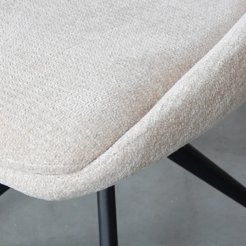 LABEL51 Esszimmerstuhl Marlow zwart metaal in Elite Natural, Detail 5