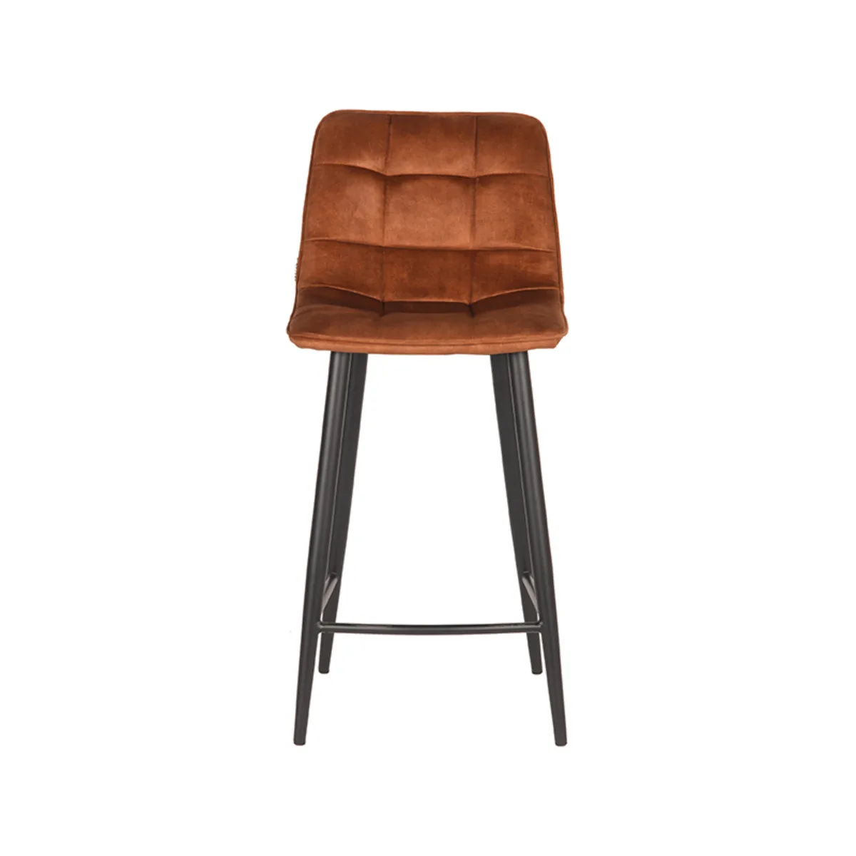 LABEL51 Barhocker Jelt laag in Velours Ocher, Detail 1