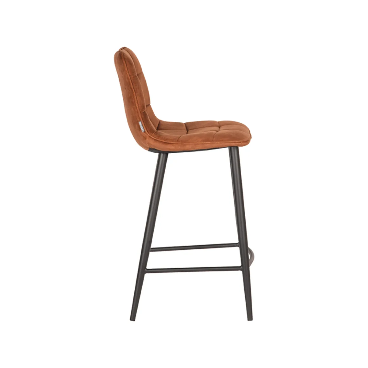 LABEL51 Barhocker Jelt laag in Velours Ocher, Detail 2