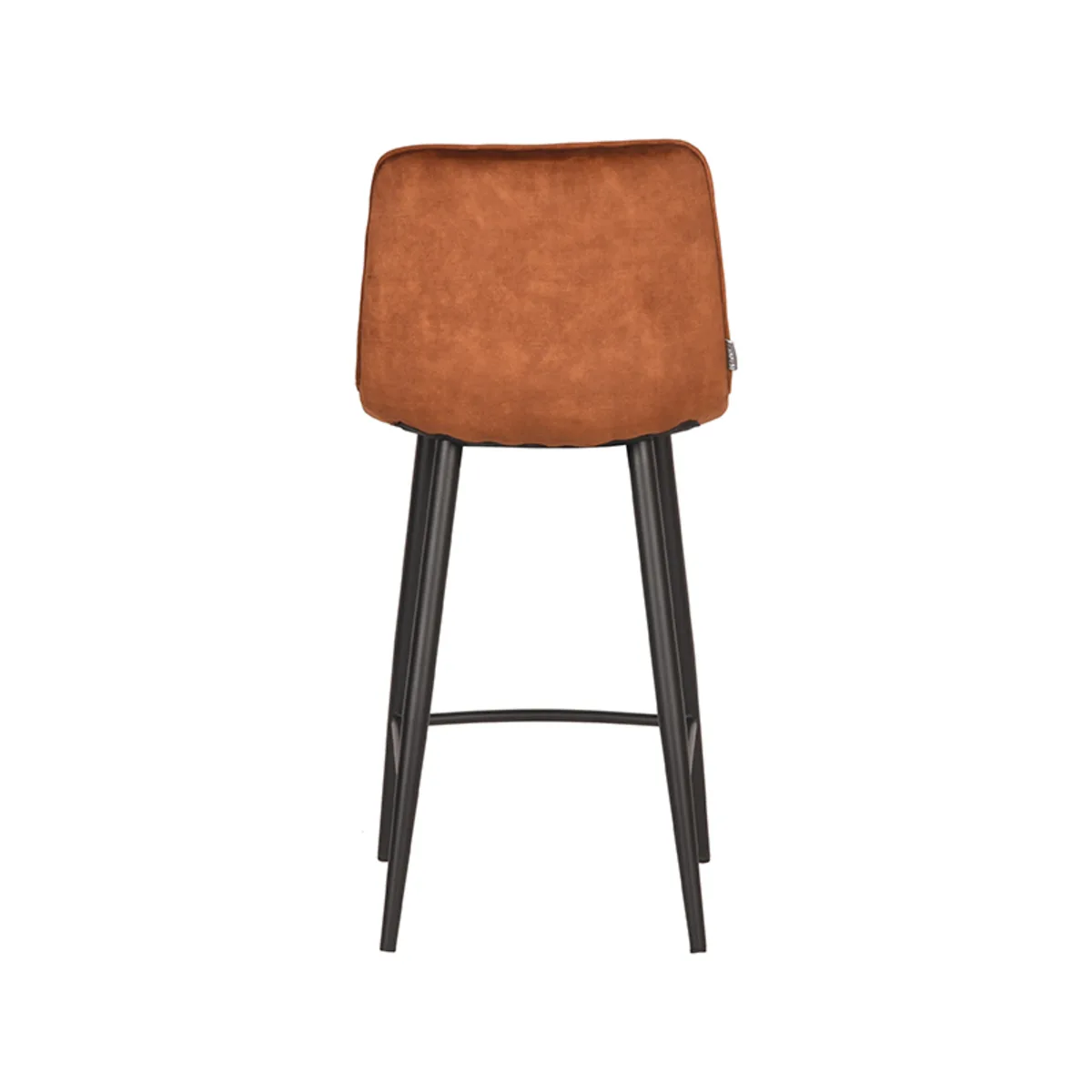 LABEL51 Barhocker Jelt laag in Velours Ocher, Detail 3