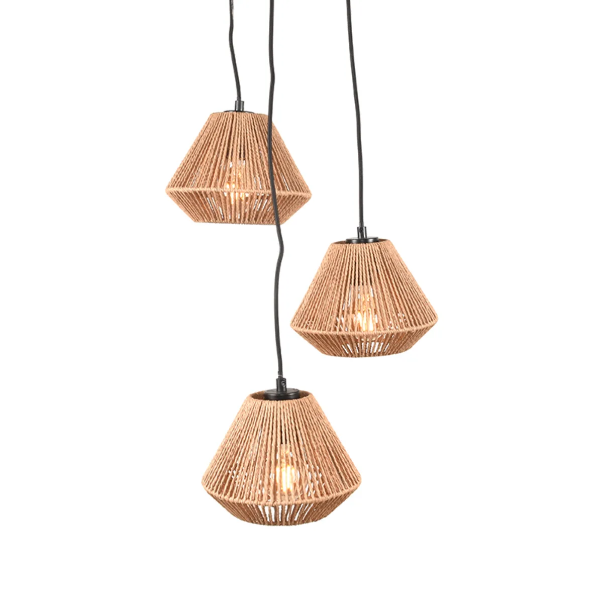 LABEL51 pendant light Ibiza 3-light