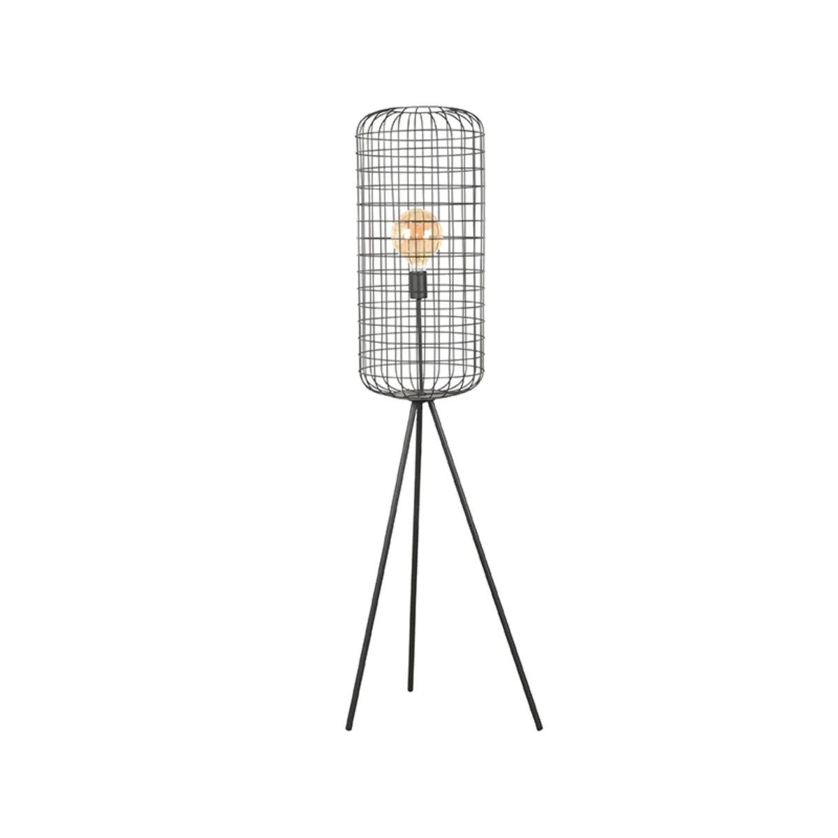 LABEL51 Vloerlamp Solido in Zwart metaal, detail 1