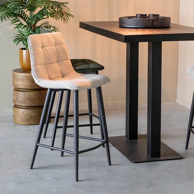 LABEL51 Barhocker Jelt laag in Touch Natural