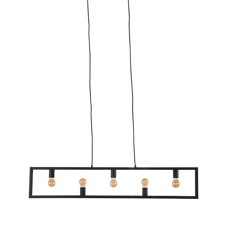 LABEL51 Hanglamp Quadrato in Zwart metaal, detail 2
