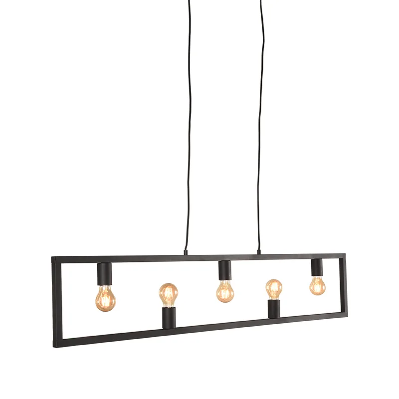 LABEL51 Hanglamp Quadrato in Zwart metaal, detail 3