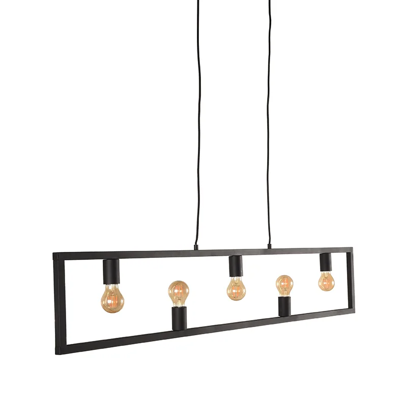 LABEL51 Hanglamp Quadrato in Zwart metaal, detail 4