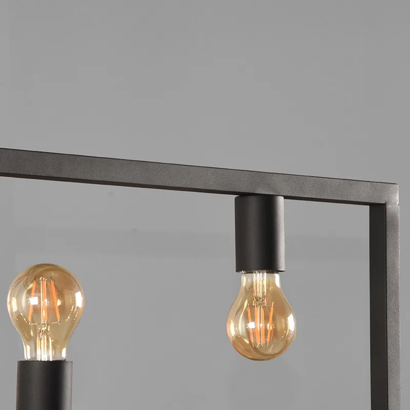 LABEL51 Hanglamp Quadrato in Zwart metaal, detail 5