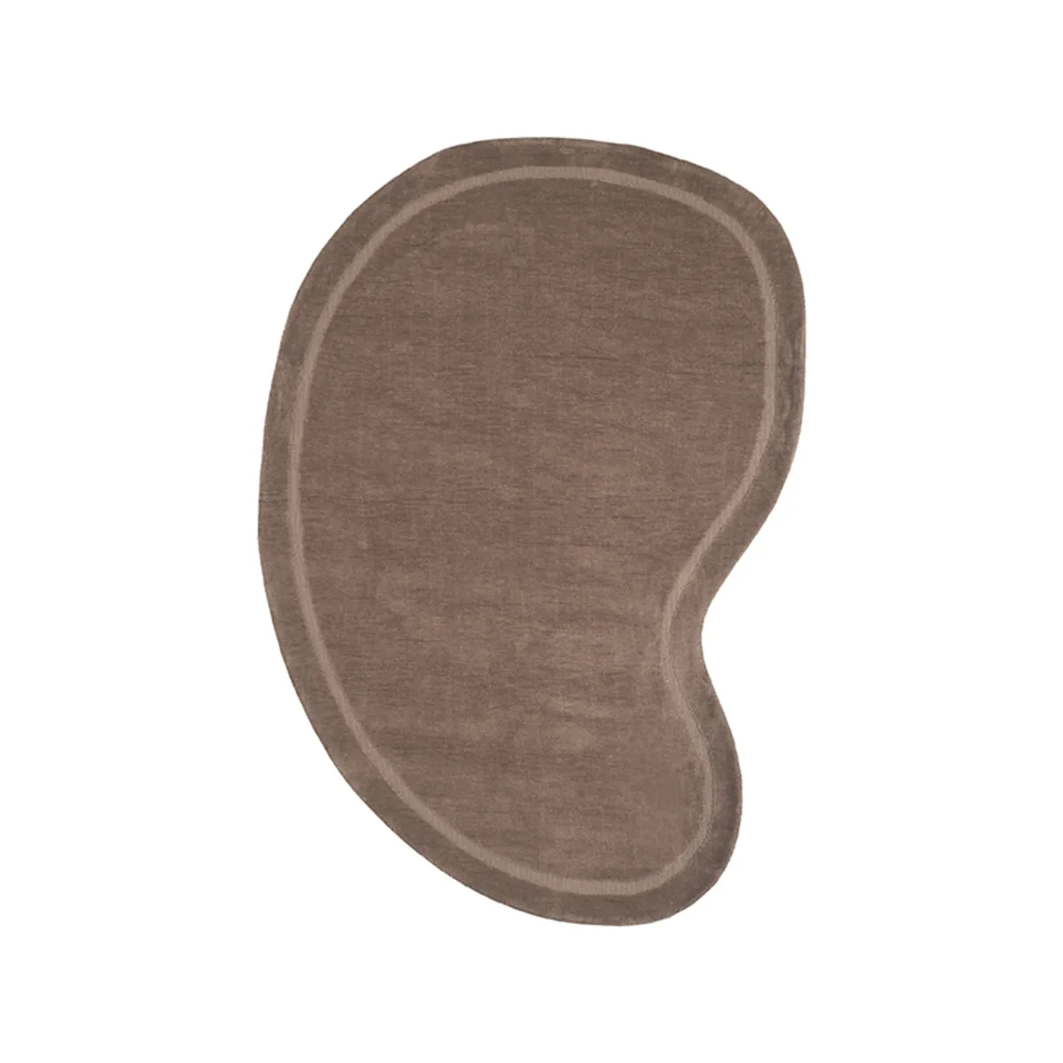 LABEL51 Vloerkleed Mody 160x230 cm, organisch in Taupe polyester