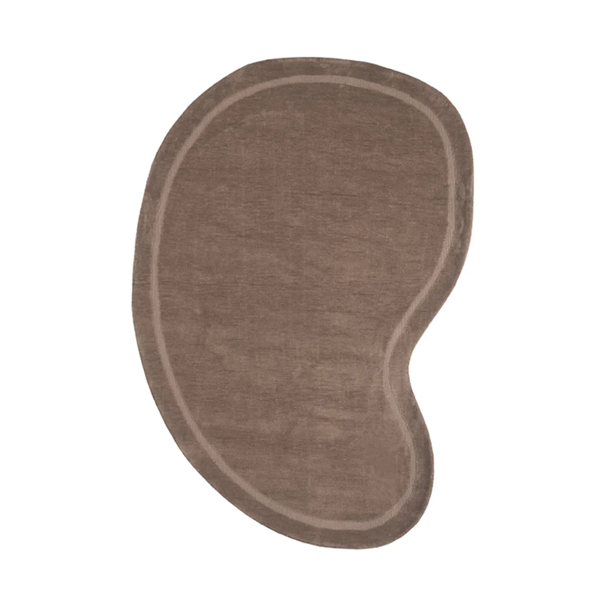 LABEL51 Teppich Mody 200x300 cm, organisch in Taupe polyester
