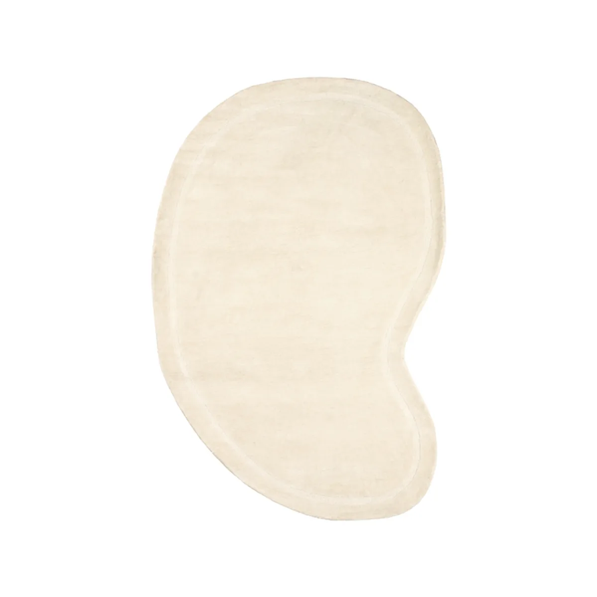 LABEL51 Vloerkleed Mody 160x230 cm, organisch in Ivoor polyester
