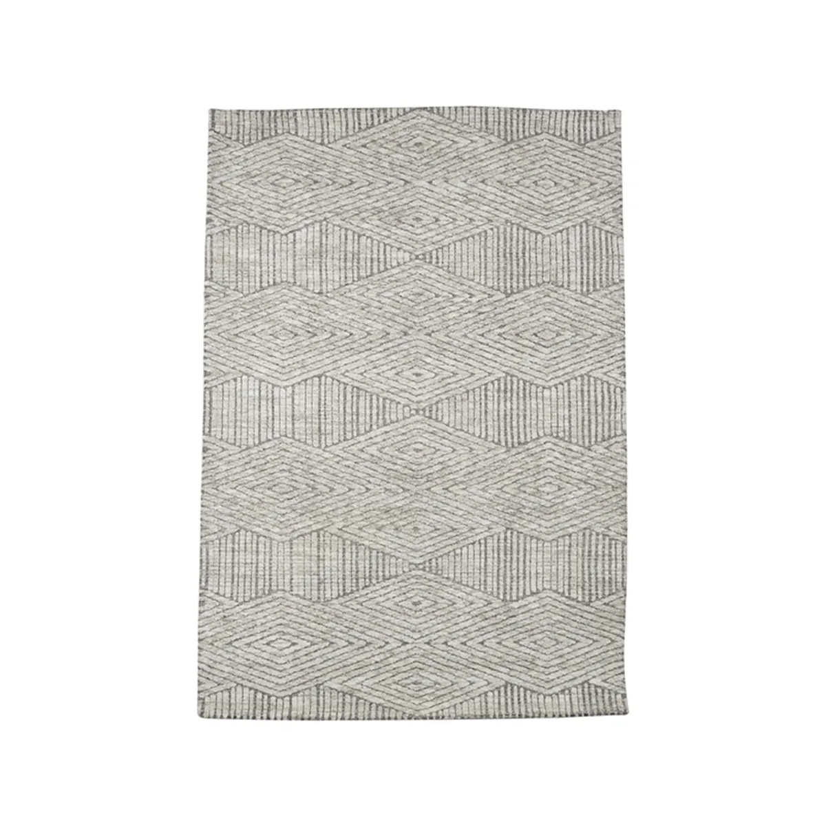 LABEL51 Vloerkleed Cosy 160x230 cm in Grijs polyester
