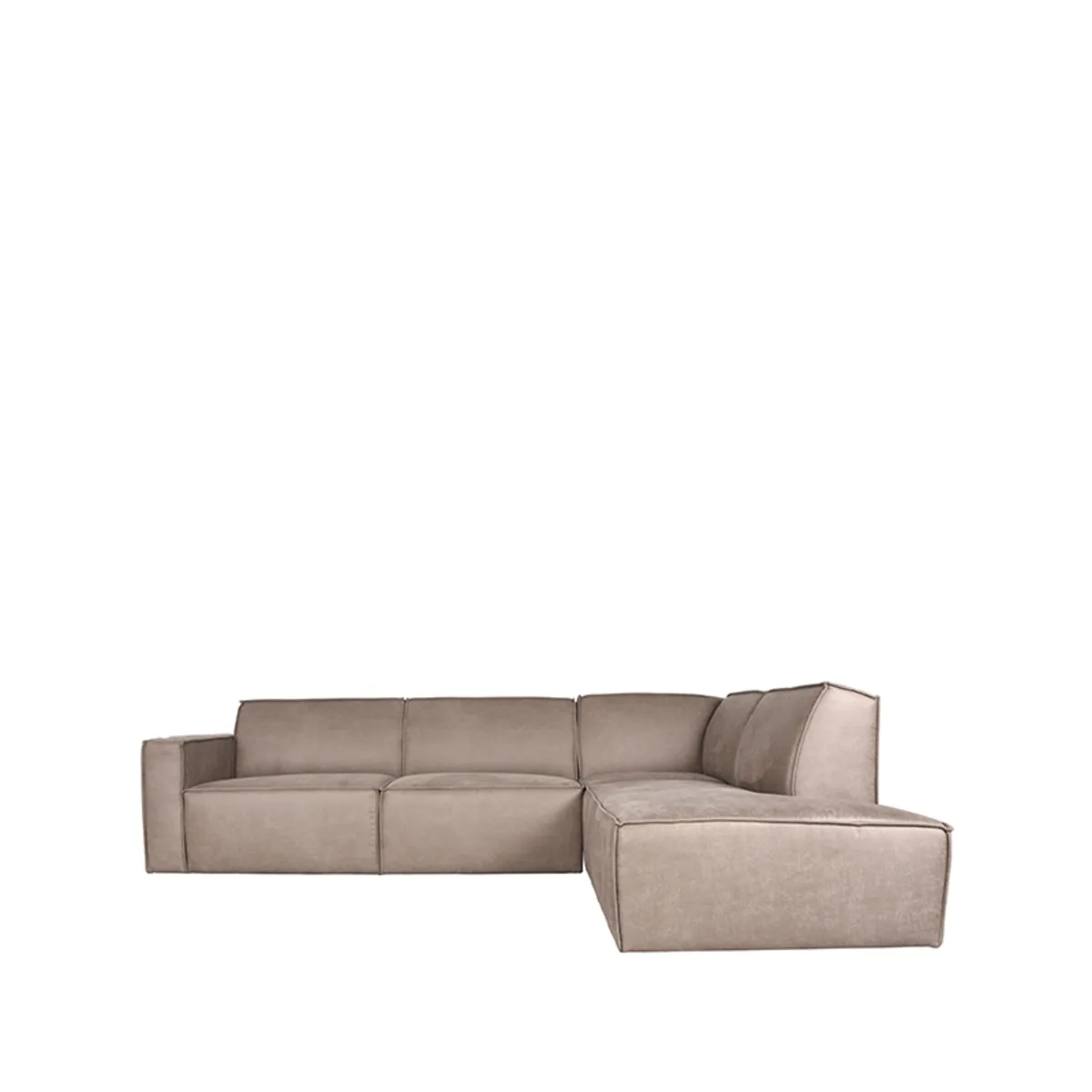 LABEL51 Hoekbank Kay rechts in Microsuede Taupe
