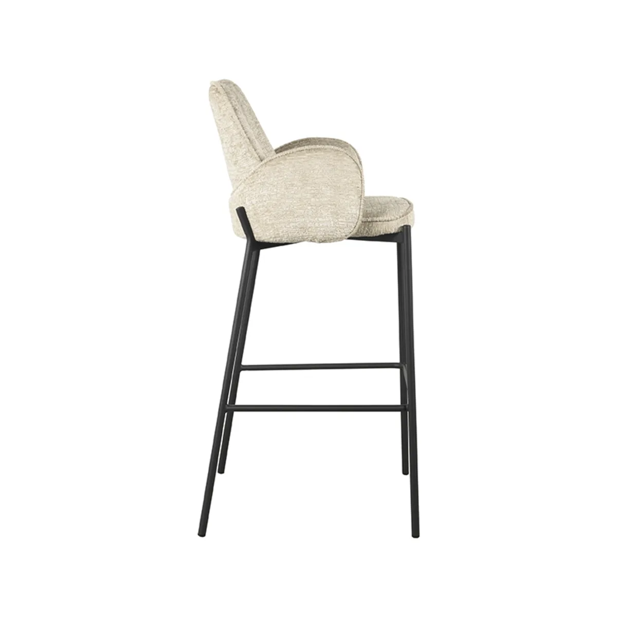 LABEL51 Barkruk Joni hoog in Elegance Beige, detail 4