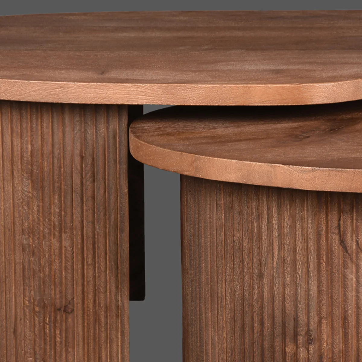 LABEL51 Couchtisch Timon 100 cm in Brown Espresso, Detail 3