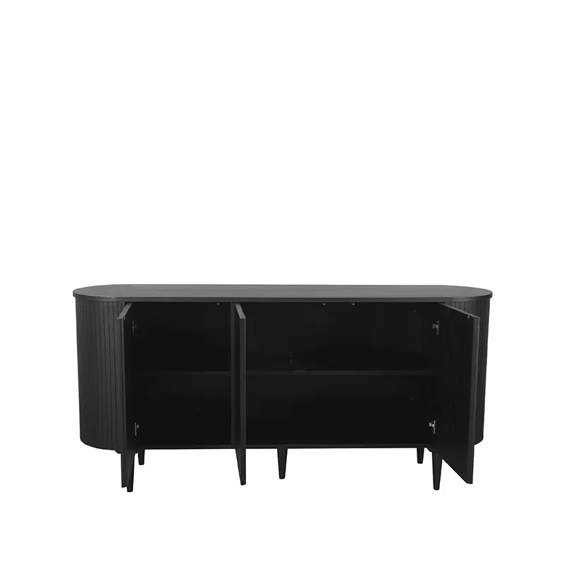 LABEL51 Sideboard Oliva 180 cm in Zwart eiken, Detail 3