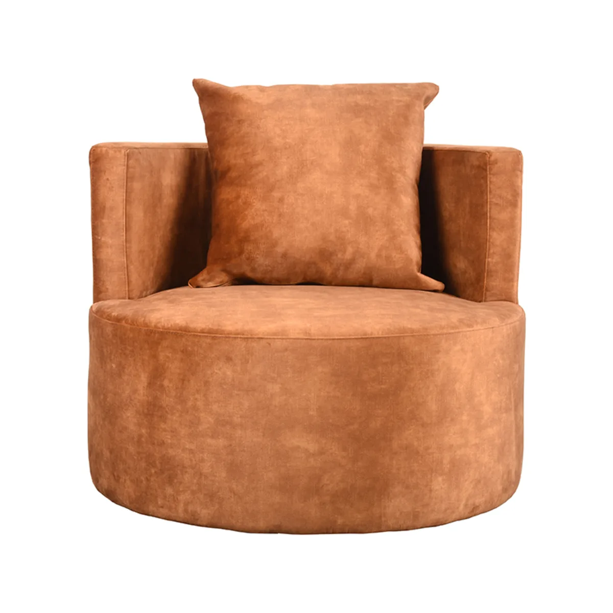LABEL51 Sessel Evy in Velours Ocher 90x90x75 cm