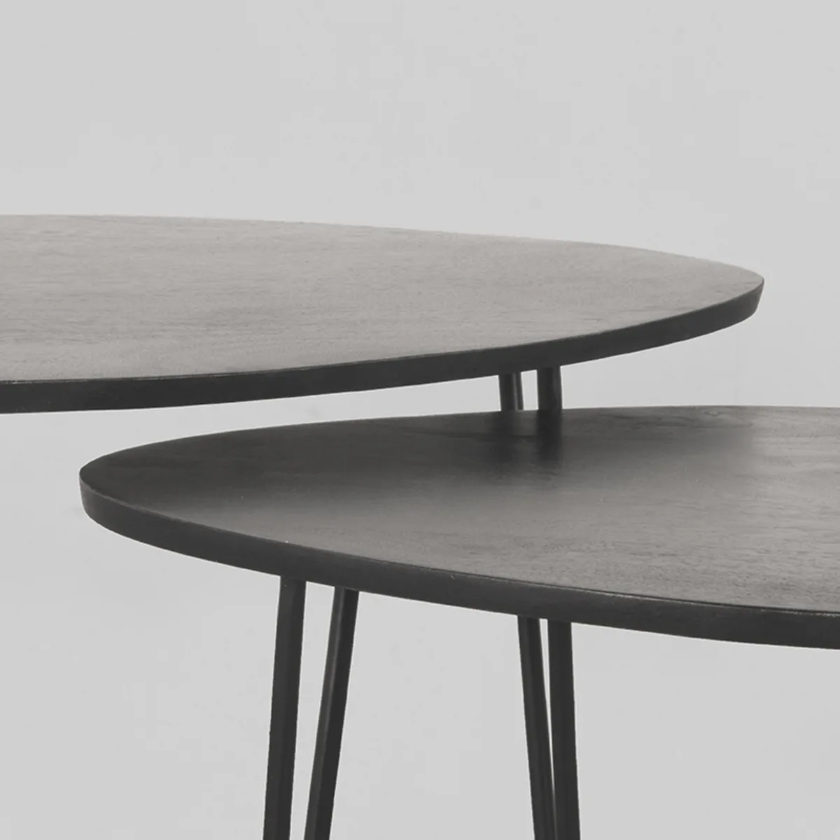 LABEL51 Couchtisch Frisk 68 cm in Zwart mangohout, Detail 1