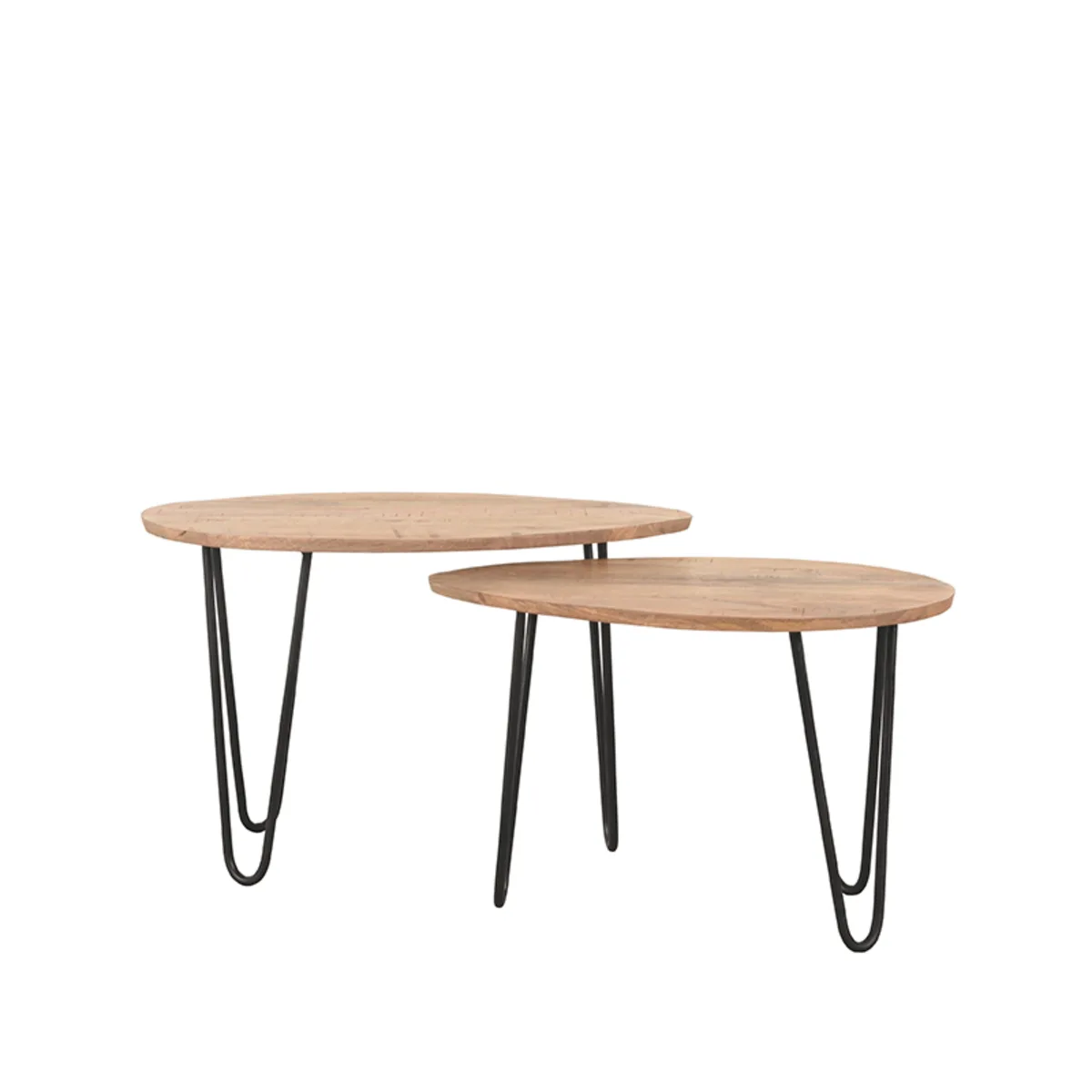 LABEL51 Couchtisch Frisk 68 cm in Rough mangohout