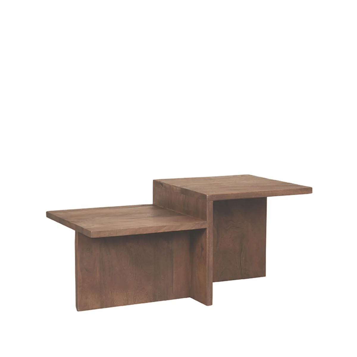 LABEL51 Couchtisch Skip 90 cm in Brown Espresso, Detail 1