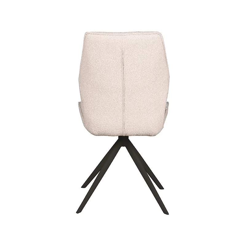 LABEL51 Esszimmerstuhl Comfy zwart metaal in Touch Natural, Detail 3