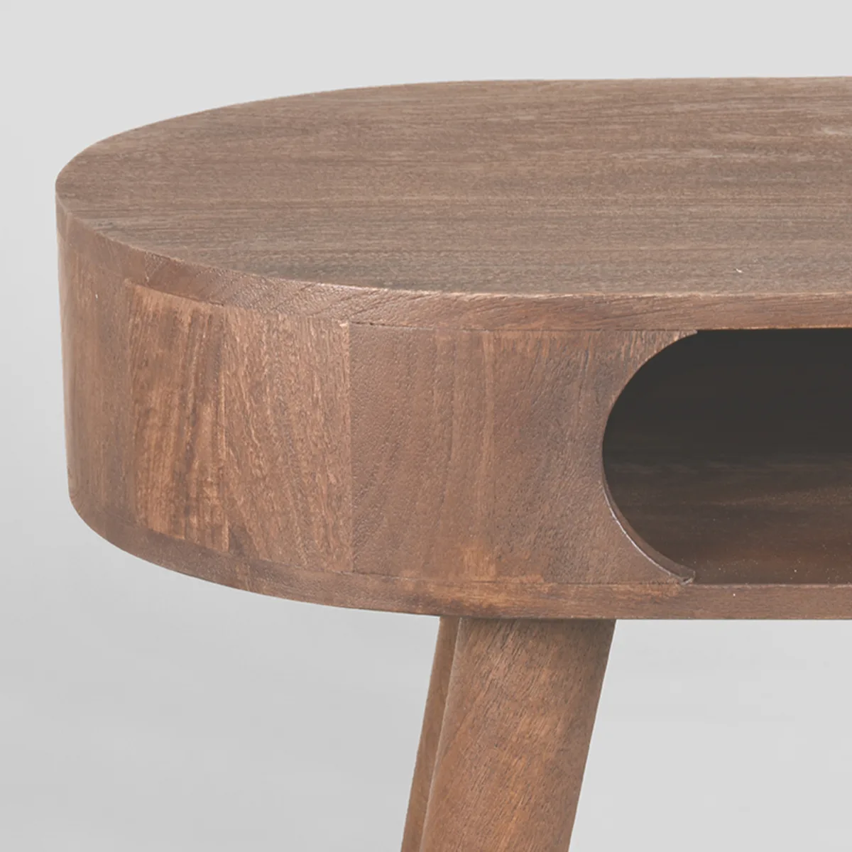 LABEL51 Schreibtisch Bella 120 cm in Brown Espresso, Detail 3