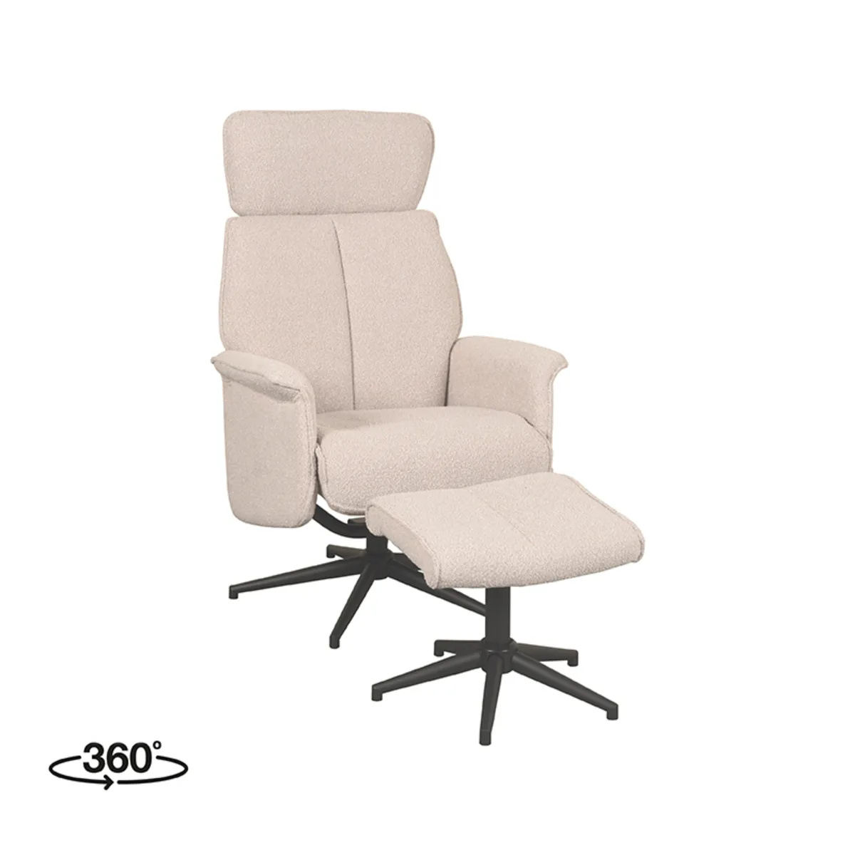 LABEL51 Sessel Verdal Incl. hocker - LABEL51
