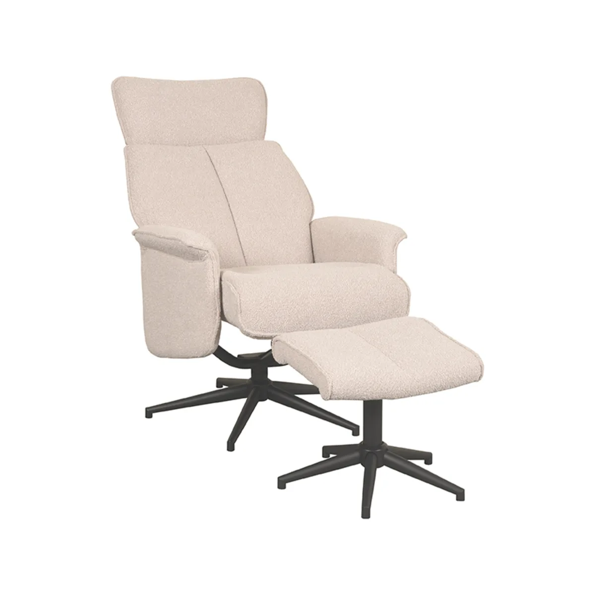 LABEL51 Sessel Verdal Incl. hocker in Touch Natural, Detail 2