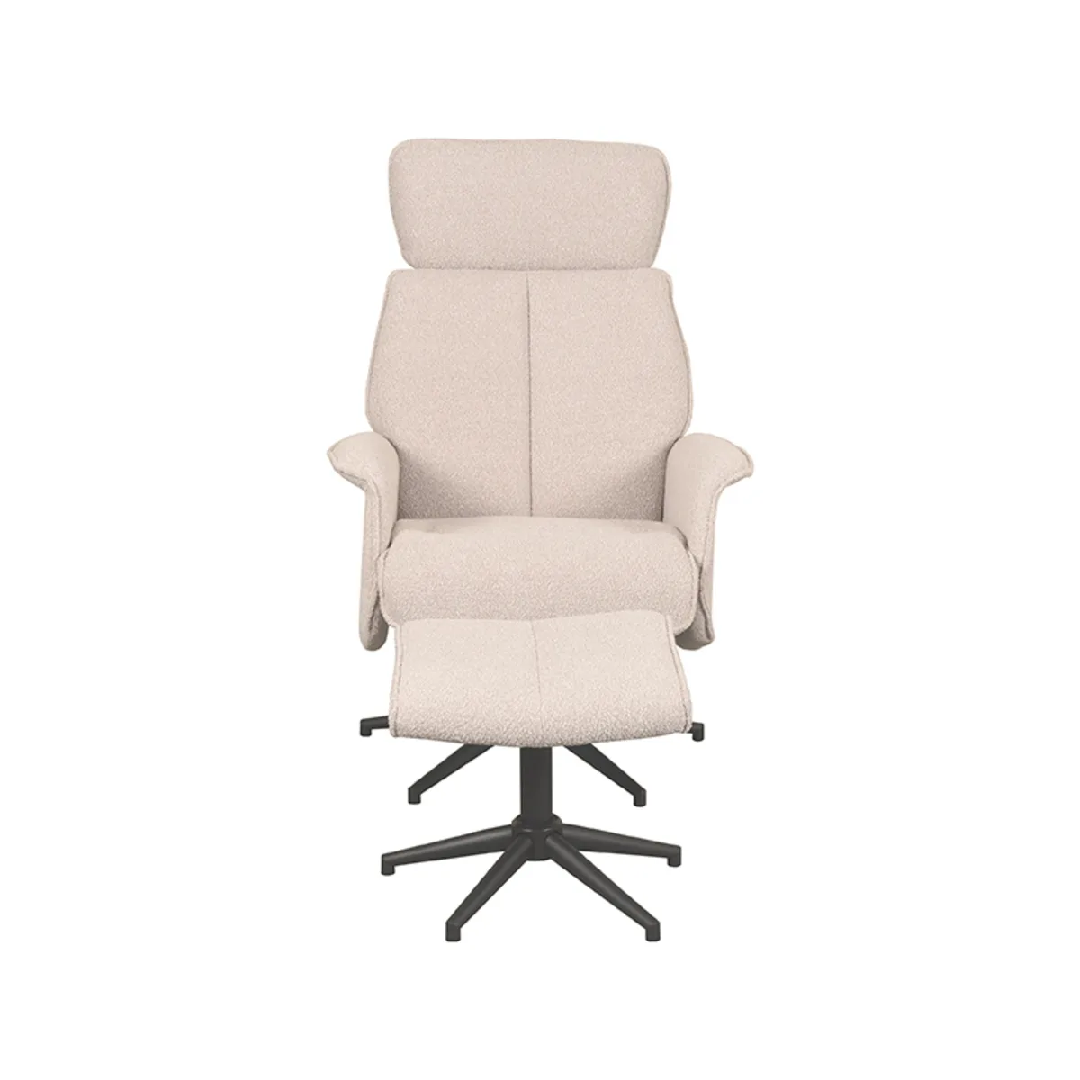 LABEL51 Sessel Verdal Incl. hocker in Touch Natural, Detail 3