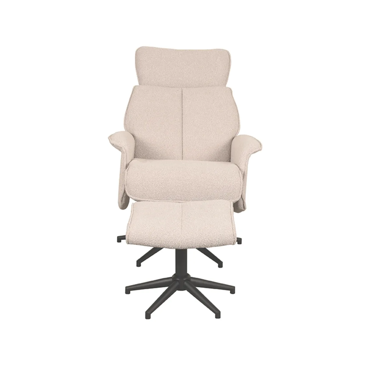 LABEL51 Sessel Verdal Incl. hocker in Touch Natural, Detail 4