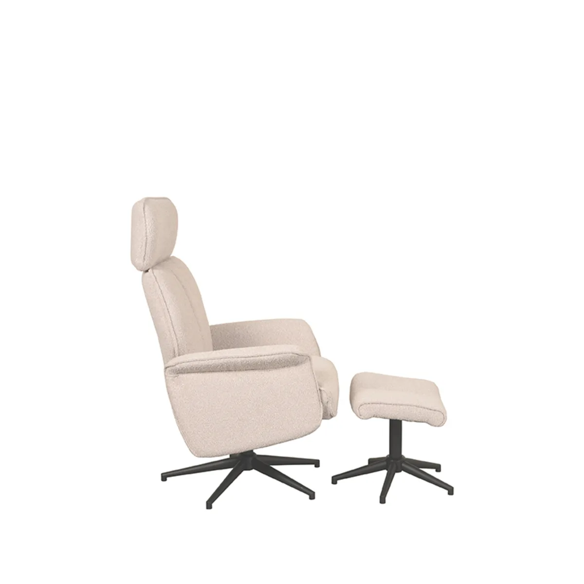LABEL51 Sessel Verdal Incl. hocker in Touch Natural, Detail 5