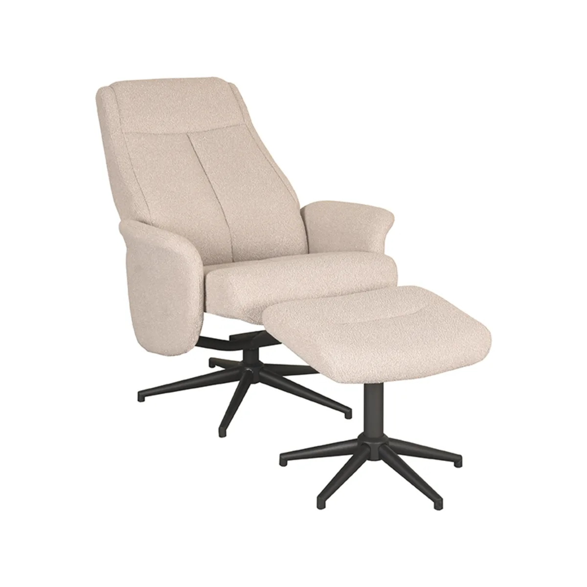 LABEL51 Sessel Bergen Incl. hocker in Touch Natural, Detail 1