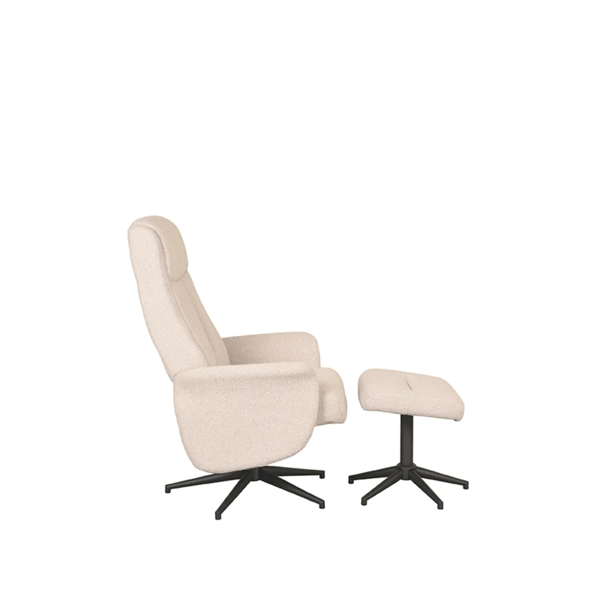 LABEL51 Sessel Bergen Incl. hocker in Touch Natural, Detail 4