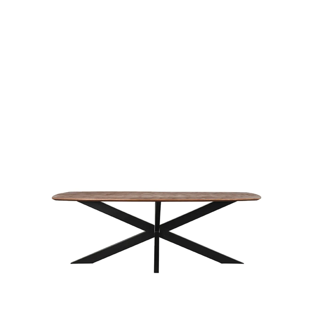 LABEL51 Eetkamertafel Zane 160 cm in Brown Espresso, detail 1