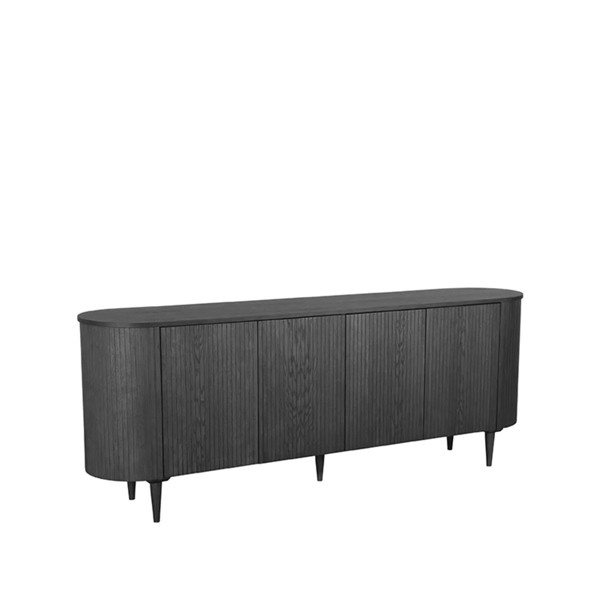 LABEL51 Sideboard Oliva 220 cm in Zwart eiken
