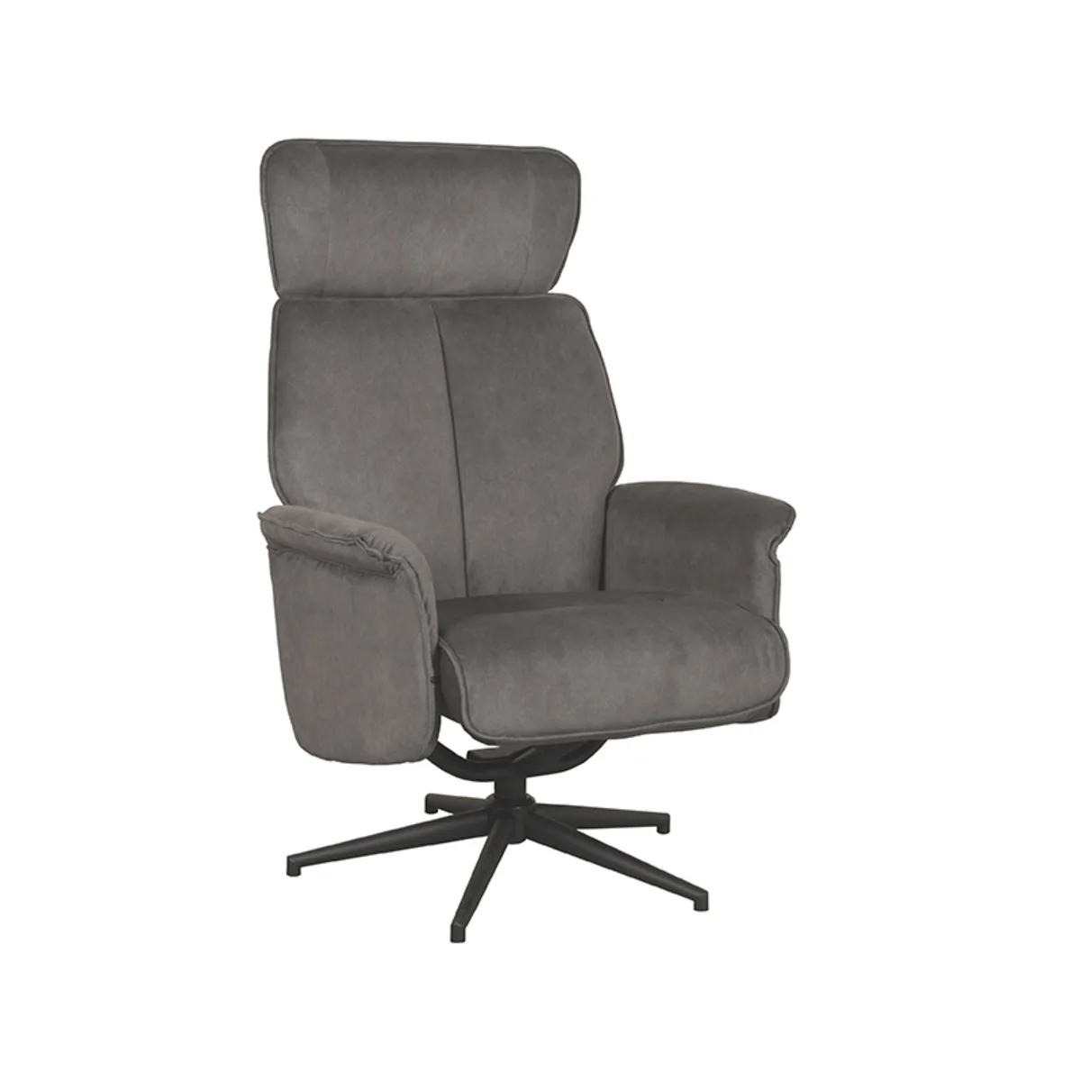 LABEL51 Sessel Verdal Excl. hocker in Cosmo Anthracite