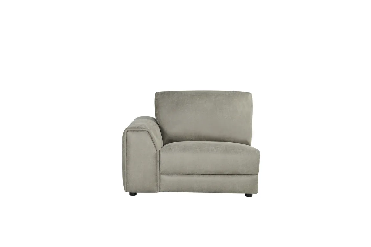 LABEL51 Sofa Tivoli 1,5-zits links in Microsuede Taupe