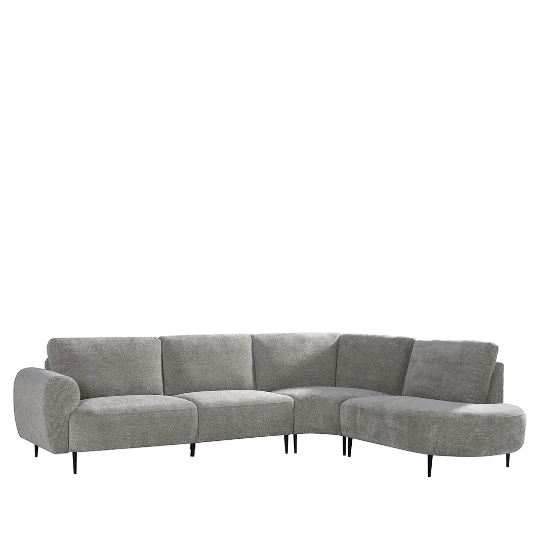 LABEL51 Ecksofa Milano rechts in Elite Stone