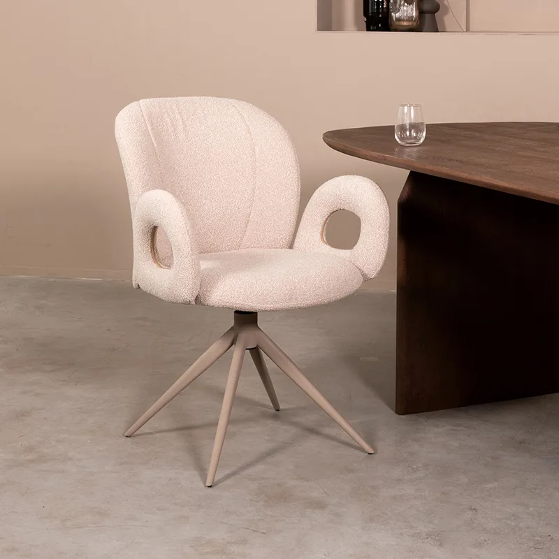 LABEL51 Esszimmerstuhl Neo Metall taupe - LABEL51