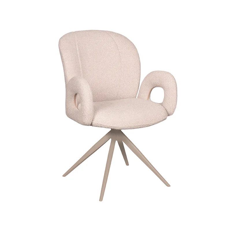 LABEL51 dining chair Neo taupe metal