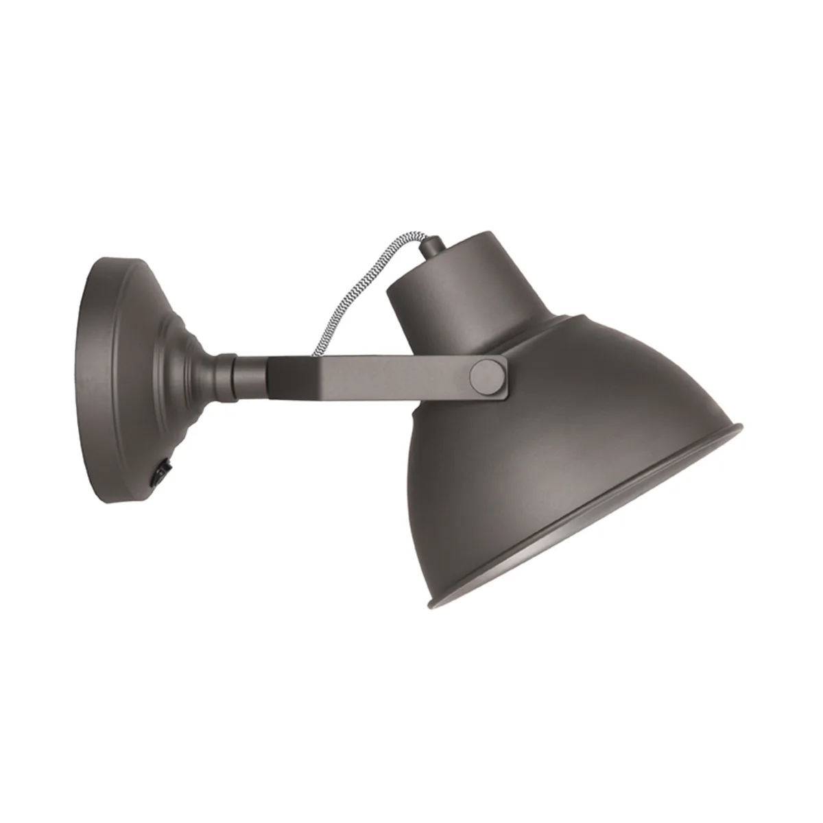 Wandlamp Raw XL (Metaal, Burned Steel) - LABEL51