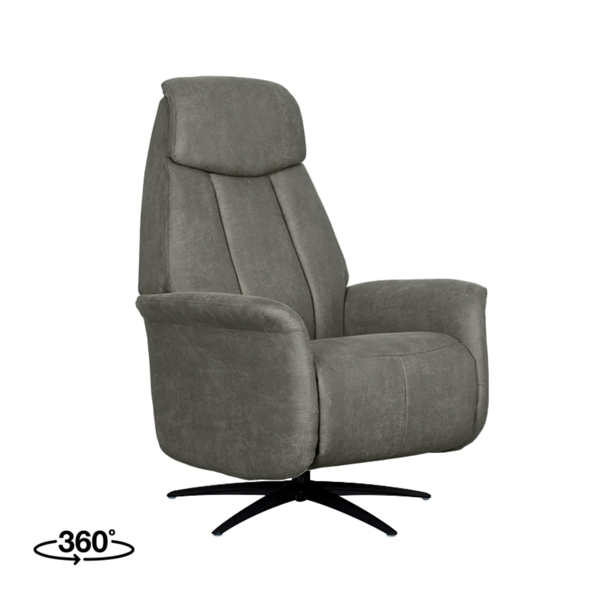 LABEL51 Sessel Oslo 1-motorig in Microsuede Taupe