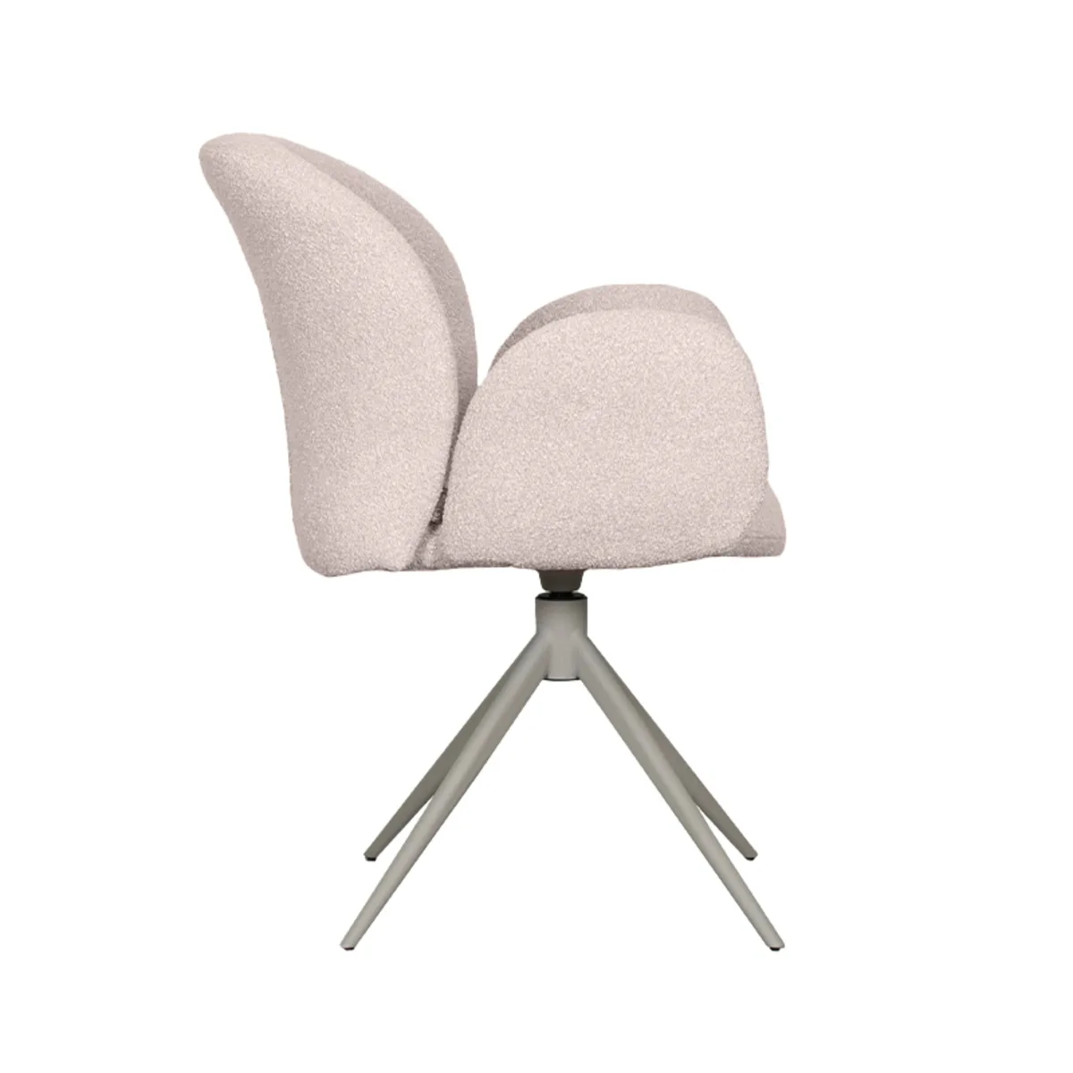 LABEL51 dining chair Kimball taupe metal