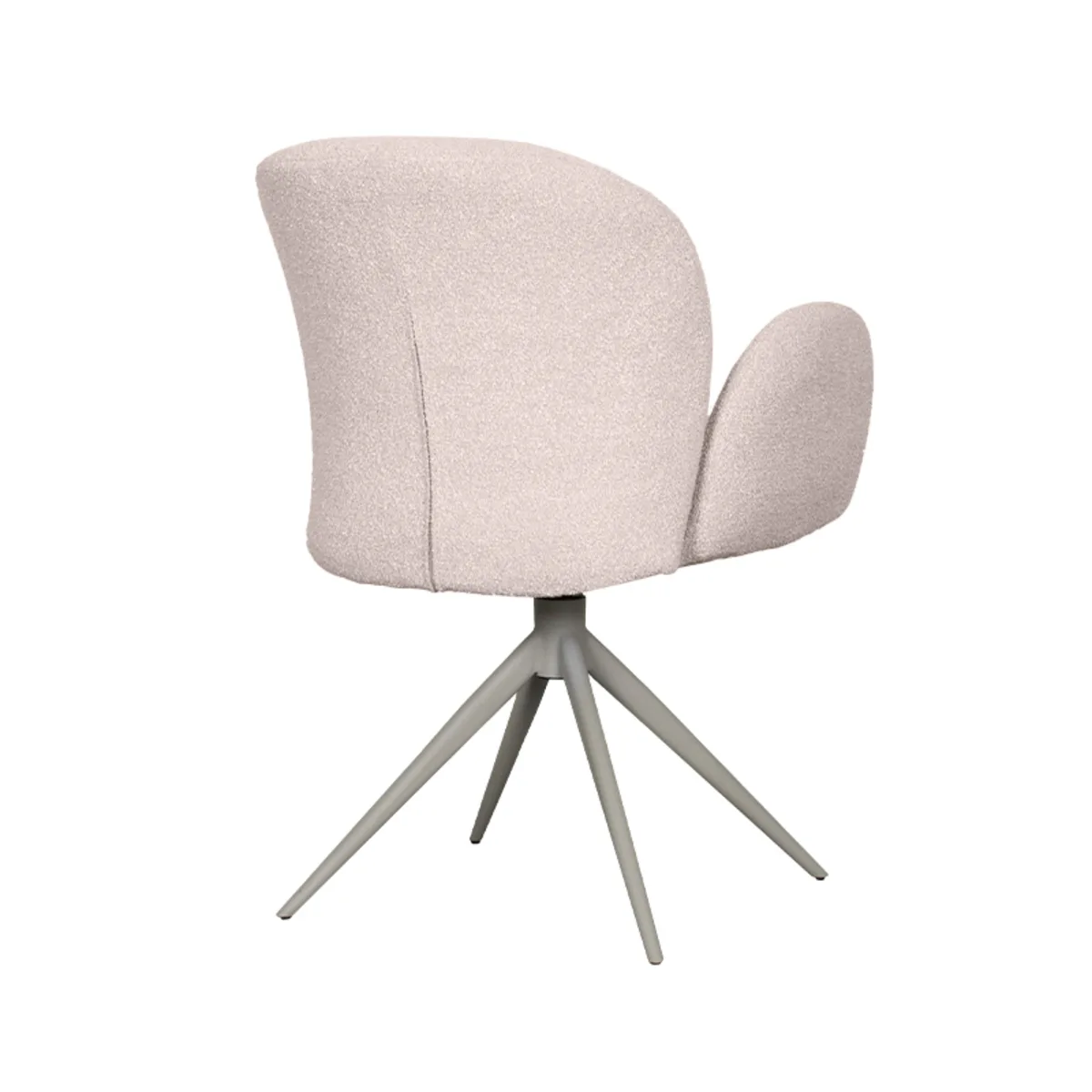 LABEL51 dining chair Kimball taupe metal