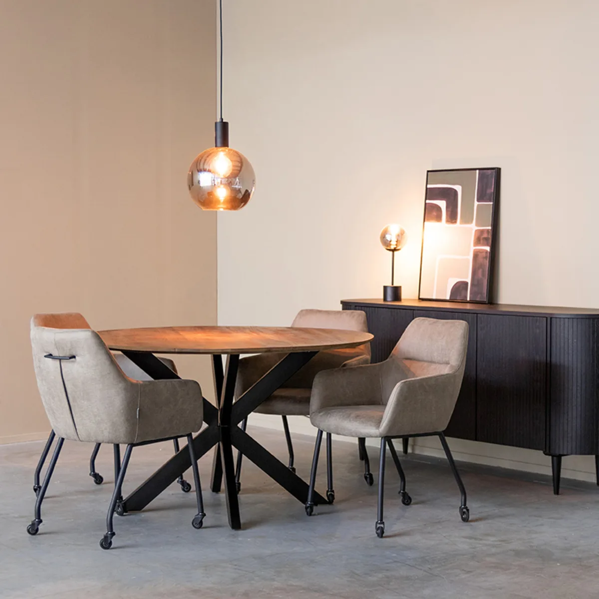 LABEL51 Esstisch Otis 140 cm, rund - LABEL51